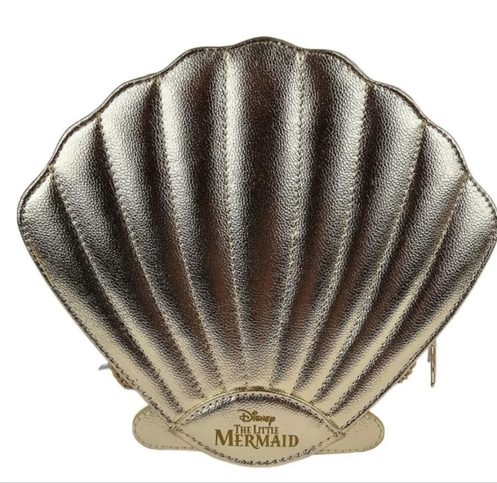 💛▪️Disney▪️ x Skinnydip London The Little Mermaid Gold Seashell Crossbody Bag